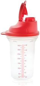 Tupperware All-In-One Prep Shaker Bottle with Measurements, Airtight and Leak-Proof Lid, Dishwasher Safe and BPA Free