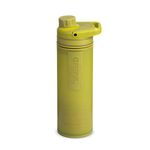 GRAYL UltraPress Water Purifier & Filter Bottle for Hiking, Backpacking, and Travel (Forager Moss)