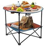 LESES Beach Table Tailgate Table Po
