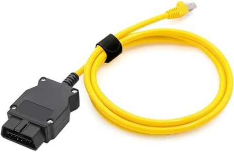 ENET OBD2 Adapter, ENET Cable Interface Cable OBD2 78.7in, Ethernet Connector Tools for BMW F-Series Coding Diagnostics