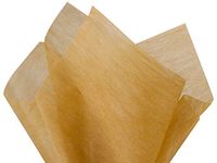 Oasis Non Woven Tissue Paper Sheets, for Multipurpose Gift Packaging 24x27 Inch, 100 Sheets, Flower Bouquet Wrapping Gold
