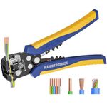 haisstronica Self-Adjusting Wire Stripper, 3 in 1 Stripper/Cutter/Crimping Heavy Duty Automatic Electrical Wire Strippers for 10-24 AWG