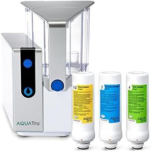 AquaTru Classic Countertop Water Filtration Purification System for PFAS & Other Contaminants with Exclusive Ultra Reverse Osmosis Technology (No Installation Required) | BPA Free (AquaTru Classic)