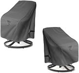 Patio Adirondack Chair Cover 28 W x 31 D x 36 H inches-2 Packs,600D Heavy Duty Waterproof Outdoor Chair Covers,Patio Furniture Covers