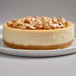 Andy Anand Gluten Free Caramel Cashew Cheesecake 9" Made Fresh in Traditional Way, Slowly Savor for an Amazing Experience with A Luxuriously Creamy Feel and Intense After Taste (2 lbs)