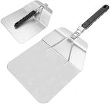 UNIQUE CART® Pizza Peel Metal Large Pizza Paddle Stainless Steel with Folding Handle