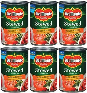 Del Monte Stewed Tomatoes Italian Recipe, 14.5 oz (411 g) (Pack of 6)