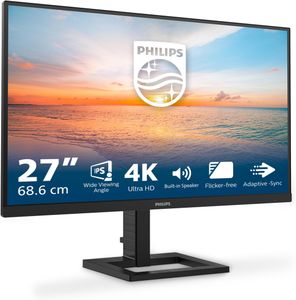 Philips 27" UHD Monitor – 4K Display, Black