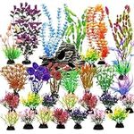 Artificial Aquarium Plants,30Pcs Fi