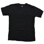 Soffe Men's 3 Pack Military T-Shirts Black Medium