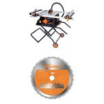 Evolution Power Tools Rage 5-S Multi-Purpose Table Saw (230 V) with Carbide-Tipped Blade, 255 mm