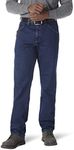 Wrangler Riggs Workwear Men's Relaxed Fit Five Pocket Jean, Antique Indigo, 36W x 32L