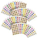 VKPI Scratch and Sniff Stickers, 1152 Pieces Fruits and Foods Smelly Stickers, 12 Different Scents, 48 Sheets, Reward Motivate Stickers for Kids, Teachers, Crafts, Party Favor, Christmas Gift