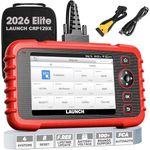 LAUNCH CRP129X OBD2 Scanner, LAUNCH Scan Tool 2022 Elite, Car Scanner for Engine at ABS SRS with Oil/EPB/SAS/TPMS/Throttle Body Reset, Automotive Code Readers with TPMS Gift, Lifetime Free Update