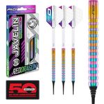 RED DRAGON Javelin Spectron 18 Gram Softip Premium Tungsten Darts Set with Flights and Stems