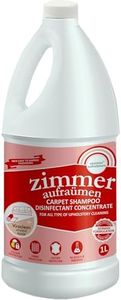 Zimmer Aufraumen 1L CARPET, SOFA & FABRIC UPHOLSTERY CLEANER LIQUID SHAMPOO. 5X Ultra Thick & Concentrated (effective on Car Interior & Exterior cleaning) Removes Smear, Spots, Stain, Odor