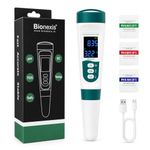 Bionexis® 5-in-1 Digital PH and TDS Meter with Voice Function | Accurate PH, TDS, EC, Salinity & Temperature | Waterproof & Rechargeable for Swimming Pools, Aquariums, Hydroponics and Drinking Water