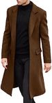 SOMTHRON Men's Casual Trench Coat S