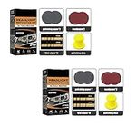 New Restowipes Headlight Cleaner Restoration Kit, Restowipes Headlight Cleaner Wipes for Car,Polish Headlights Lens Restore Cleaner DIY Polishing, Repair Agent Sanding Discs,Sanderpaper (2 Sets)