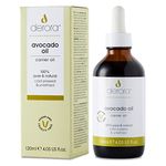 Derora Avocado Oil | Nourishes Skin, Hair & Nails | 100% Pure | Cold Pressed & Unrefined | Antioxidant & Vitamin A, B, D & E Rich | For All Skin Types | Vegan & Cruelty Free (120ml)