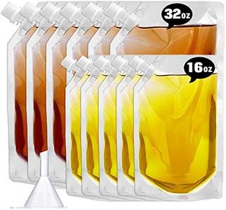 Concealable And Reusable cruise sneak flask Liquor kit，Rum Runner Alcohol Juice Travel Plastic Flasks Liquor Bags For Sneak Drink（6-5-0 Kit）