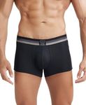 Jockey Men's Polyamide Solid Trunks (Pack of 1) (HG14_Black_L)