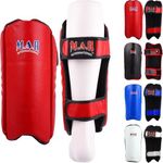 MAR | Black Elasticated Forearm Support Brace Slip-On Design, Padded Forearm Guard for Combat Training, Karate, MMA Training, Muay Thai, Boxing, Kickboxing, Martial Arts Training, Combat Sports (S)