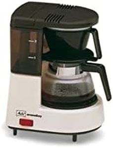 Melitta Aromaboy - kleine Filterkaffeemaschine - mit Glaskanne - 2 Tassen - Beige/Braun (1015-03)