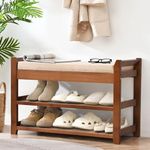 PETKABOO Shoe Rack Bench with Cushi