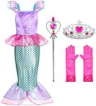 Little Girls Mermaid Princess Costu