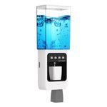 Automatic Mouthwash Dispenser Contactless 650ml (21.98oz), Wall Mount Mouthwash Dispenser for Bathroom with Magnetic Cup, Perfect for Children and Adults