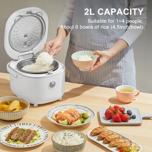 Bear 4-Cup Multifunction Rice Cooker – White