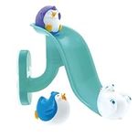 Nuby Splash 'N Slide Penguin Slide Baby Bath Toy - Early Development | Easy to Assemble | Suitable from 18 Months