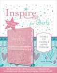 Inspire Bible for Girls NLT (LeatherLike, Pink): The Bible for Coloring & Creative Journaling