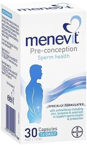 Menevit Pre-Conception Sperm Health Multivitamin with Vitamin C, Zinc, Lycopene and Selenium to Support Sperm Health, Production and Motility, 30 Count