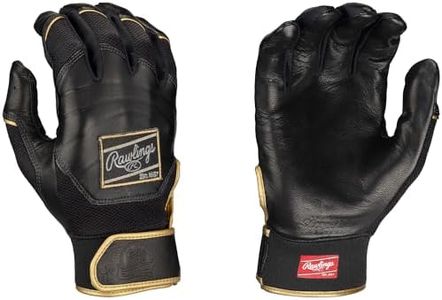 Rawlings | PRO Preferred Baseball Batting Gloves | Black | Adult Large