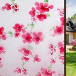 MOCOCO Vinyl Frosting Film Privacy Sticker For Front Door/Bathroom/Window White