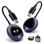 WELUSOPU Wireless HDMI Transmitter and Receiver 4K, 2.4G/5G, 328FT/100M Range, Plug & Play HDMI Wireless Extender Video & Audio Cast from Laptop PC Camera TV Box to Monitor Projector HDTV, LED Display