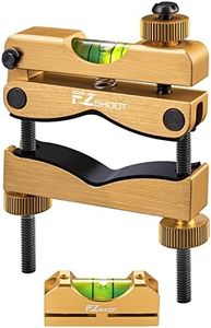 EZshoot Scope Leveling Kit with High-Precision Bubble Leveling System, Magnetic Universal Leveling Tool, Compact Storage Case for Equipment and Maintenance (Gold)