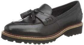 Hush Puppies Women's Ginny Loafer, Black, 6 UK