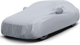 AEGIS A+ Total Protect Car Cover for Jetta Old | Anti Dust, 100% Water Resistant, Custom Fit, Multi-Layered, Elastic Grip, Buckle Hook with Mirror Pocket | (Grey)