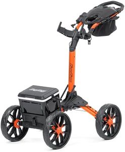 Bag Boy Disc Golf Quad Cart, Pro, Orange/Black