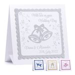 Personalised Wedding Card Bride and Groom/Mrs and Mrs/Mr and Mr/Luxury Wedding Card for Son, Daughter, Special Friends