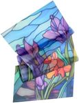 STOBAZA Flower Stickers Door Film P