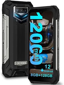 DOOGEE S89 Rugged Smartphone, Grande Batteria 12000 mAh, 8 GB + 128 GB, Ricarica Rapida 33 W, 48MP AI Tripla Fotocamera, Telecamera Visione Notturna, Android 12, 6,3" LCD FHD+ Display, NFC/OTG