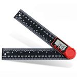 Gasea Digital Angle Finder Ruler, 200mm/7 Inch LCD Digital Protractor Inclinometer Goniometer Angle Measure Tool