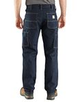 Carhartt Men's Rugged Flex Relaxed Fit Double-Front Utility Jean, Erie, 34W x 32L