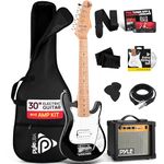 Pyle Kids Electric Guitar Starter Kit- 30” Beginner Guitar w/Amp, Speaker, Strap, Picks & Cable- Perfect for Beginners & Young Musicians