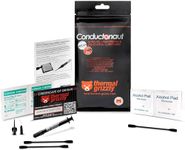 Thermal Grizzly Conductonaut Thermal Grease - 1Gram Set + Extra Applicators - Liquid Metal Thermal Paste for Cooling The CPU, GPU (Conductonaut) (1g Combo)