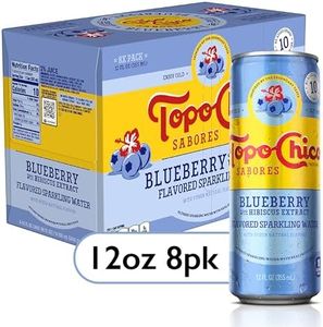 Topo Chico Sabores Blueberry with Hibiscus Extract 12oz 8pk